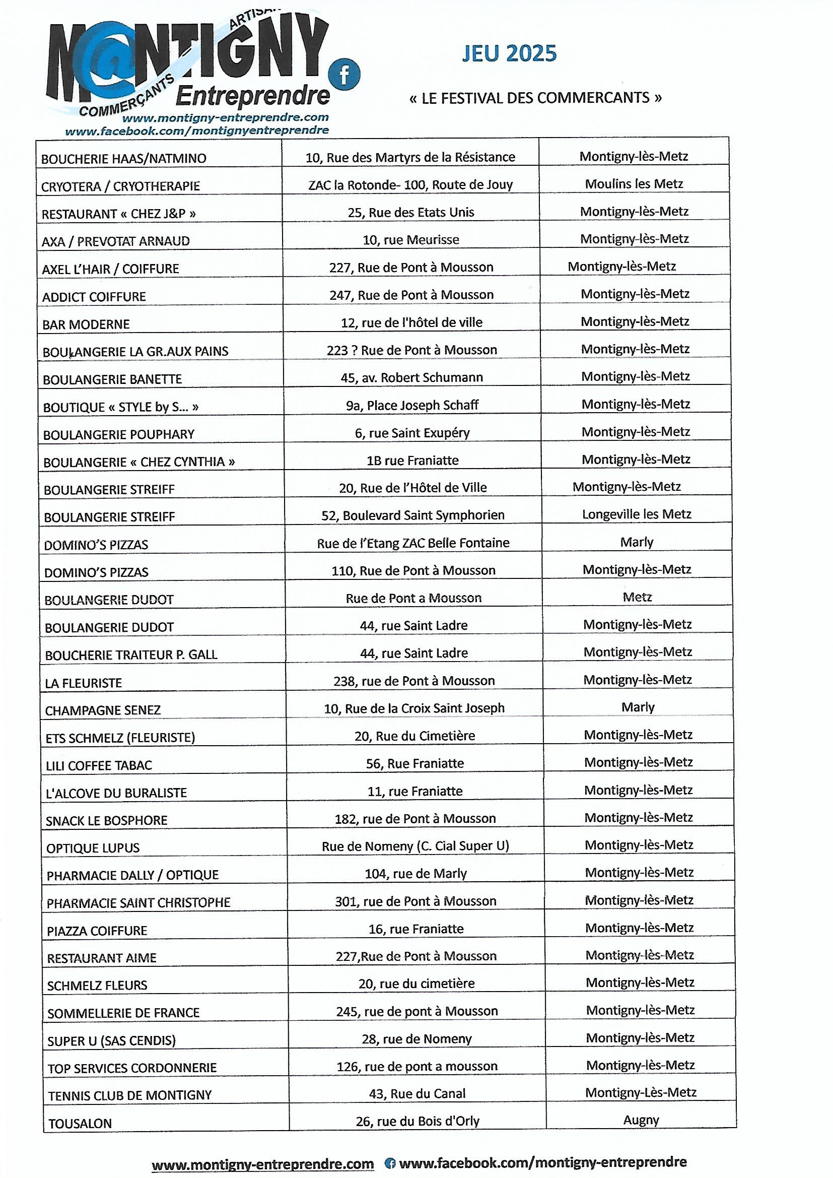 LISTING